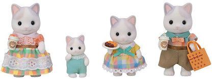 Sylvanian Families Familia Gatos Latte