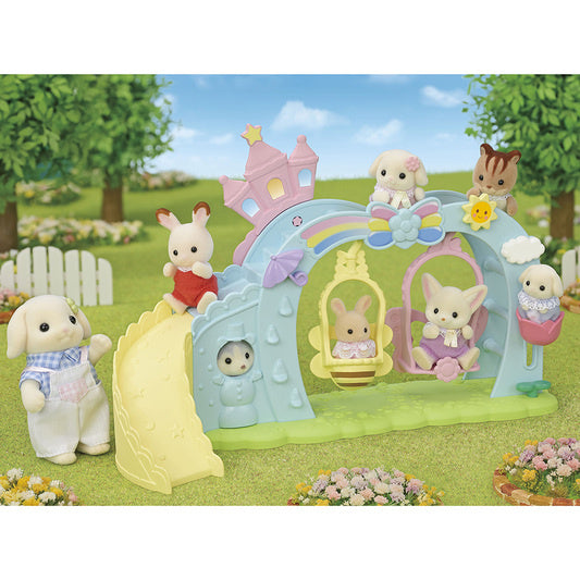 Sylvanian Families Set de Columpio con Conejo Milk