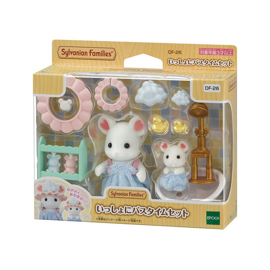 Sylvanian Families Hora del Baño Ratones Malvavisco