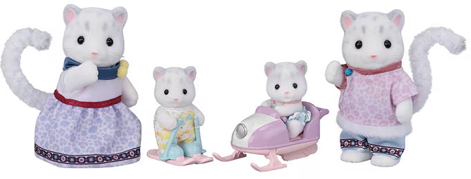 Sylvanian Families Familia Leopardos de Nieve