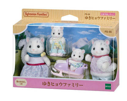 Sylvanian Families Familia Leopardos de Nieve