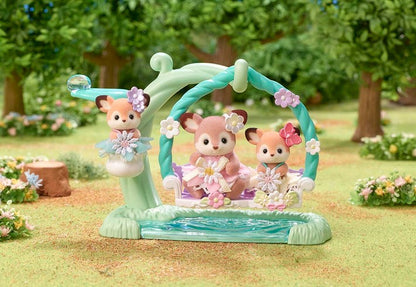 Sylvanian Families Columpio de la Amistad de los Bebés Ciervos