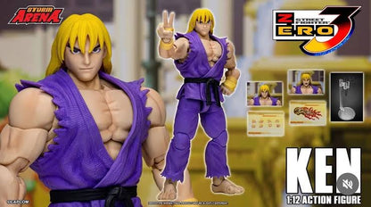 Storm Arena KEN Exclusive Traje Morado - Street Fighter Zero 3 [Storm Collectibles]