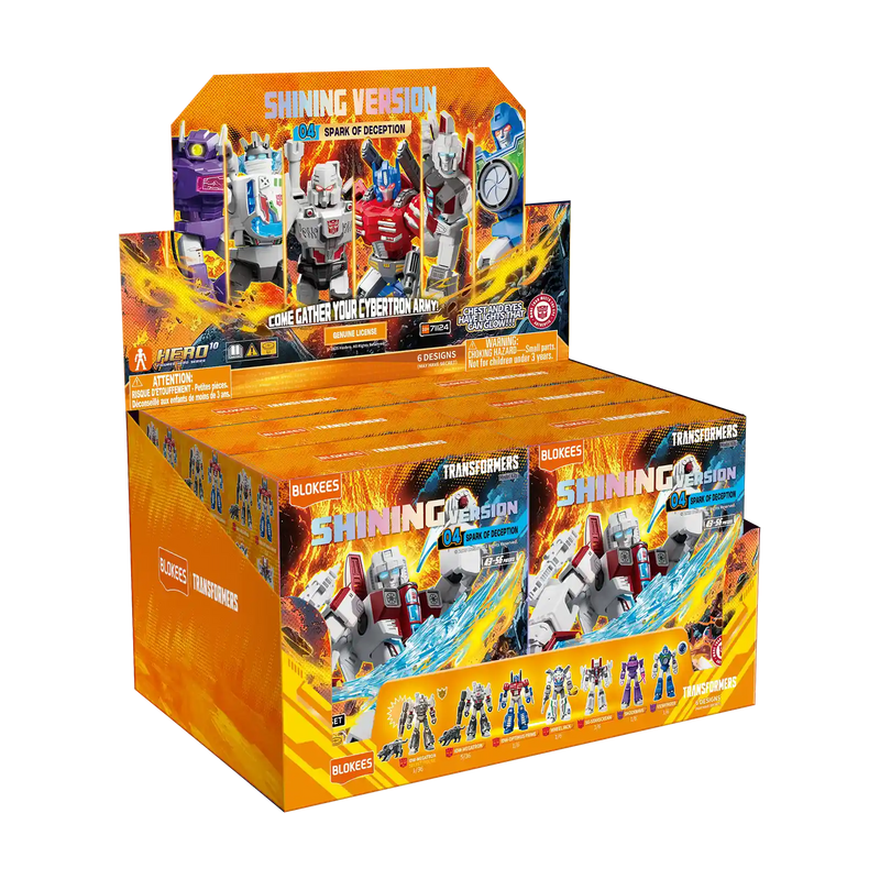 Transformers Shining Version 04 Spark of Deception [Blokees] - Caja Completa