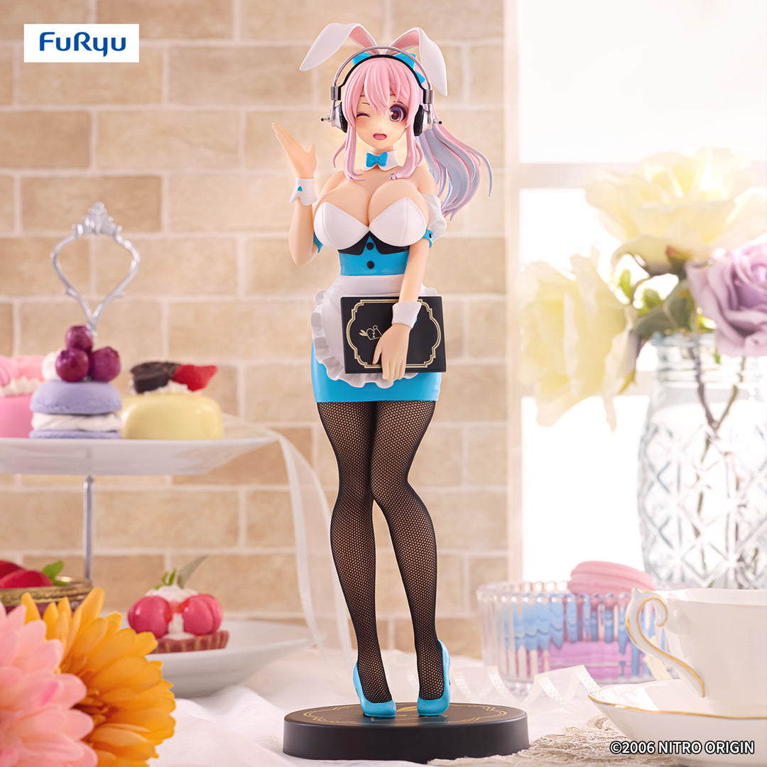 BiCute Bunnies Super Sonico Waitress Ver. Light Blue [FuRyu]