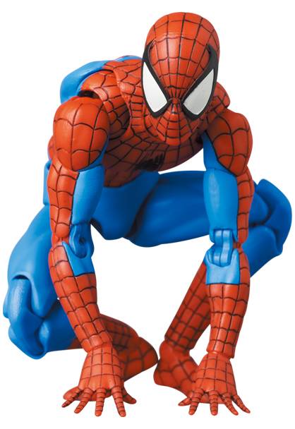 Mafex No. 185 Spider-man Traje Clásico Comic Version