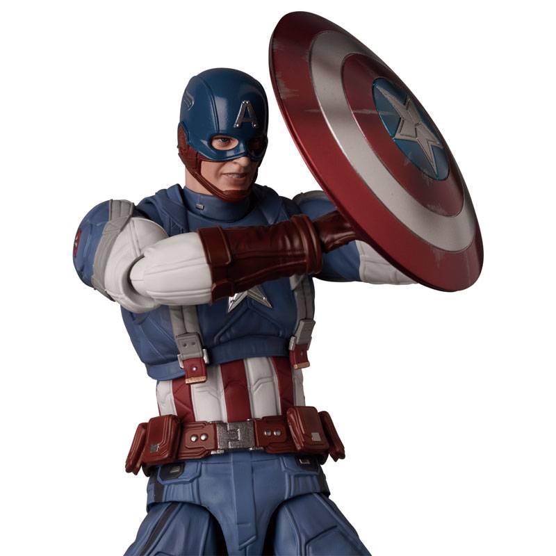 Mafex No. 220 Capitan América Traje Clásico - The Winter Soldier