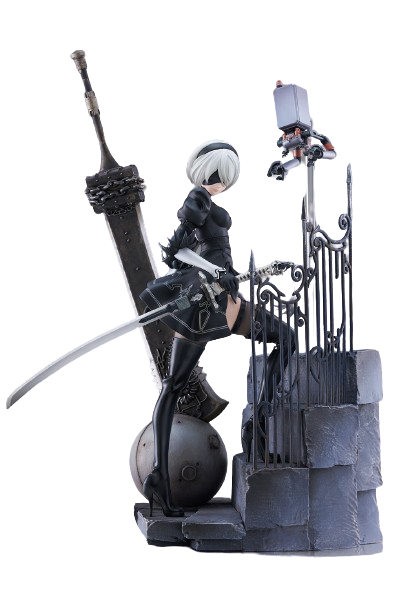 PREVENTA NieR:Automata Ver1.1a: Pod 042 & YoRHa No. 2 Type B - 1/7 (Exploration Ver.) [Proof]