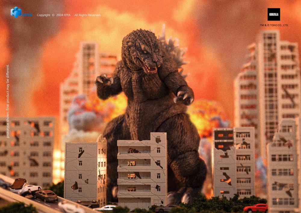 Hiya Toys Godzilla (2001) - Godzilla, Mothra and King Ghidorah