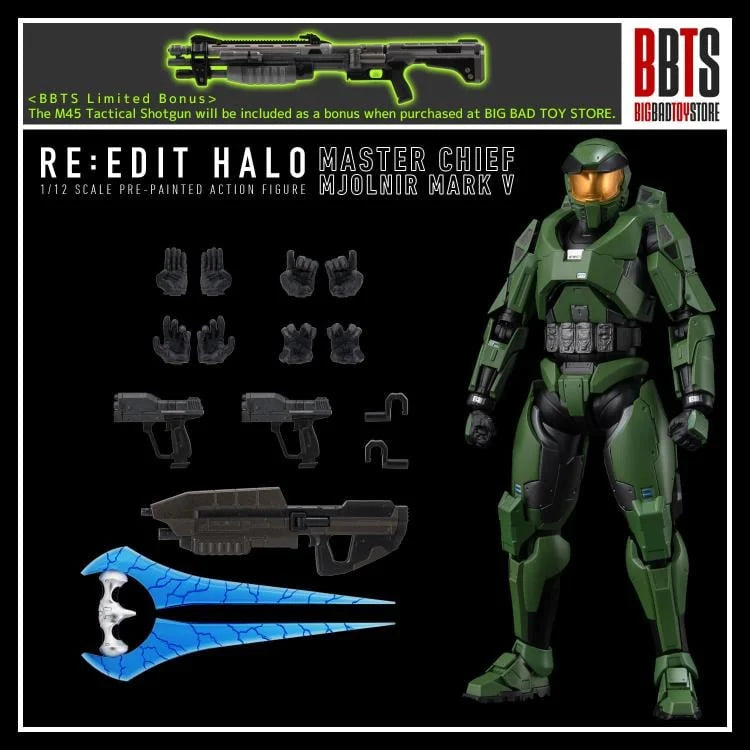 Halo RE:EDIT Master Chief (Mjolnir Mark V) Exclusive + Bonus