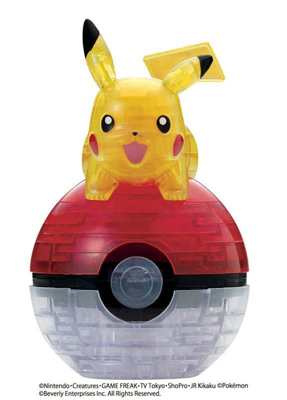 Pikachu & Pokebola - Rompecabezas 3d Crystal