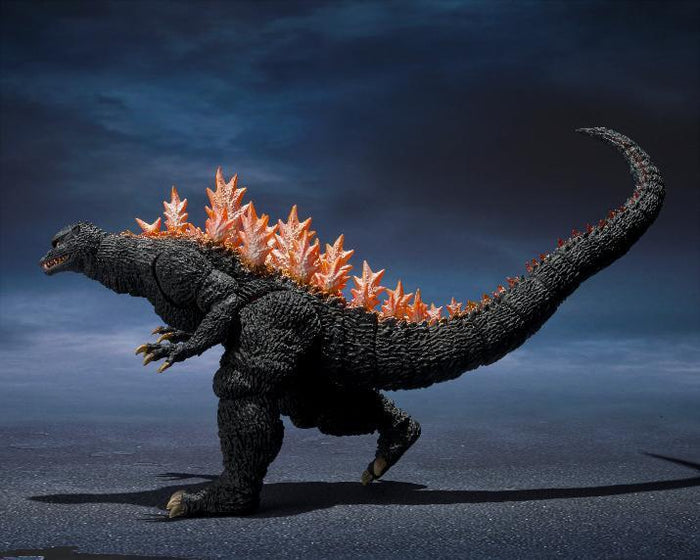 S.H.MonsterArts GODZILLA [2004] HEAT RAY Ver. VS New Gotengo