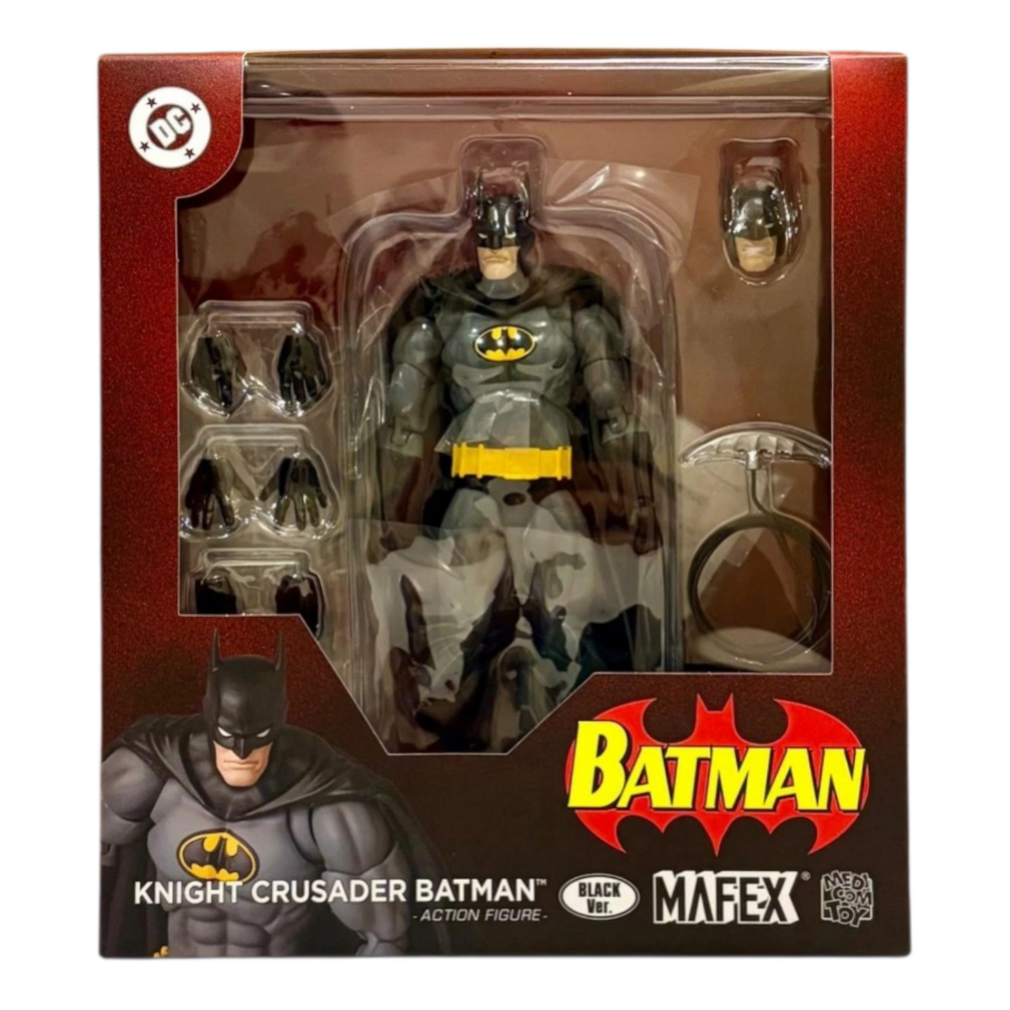 MAFEX No. 270 - Knight Crusader Batman (Black Ver.)