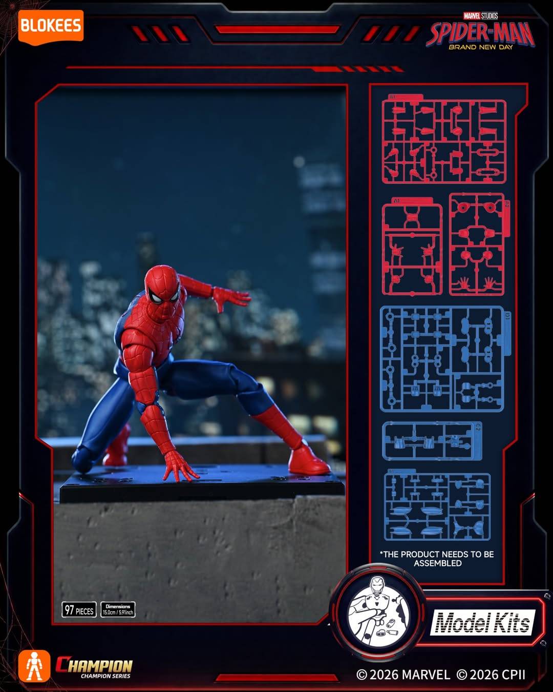 Marvel Heroes Champion Class 13 Brand New Day Spider-Man [Blokees]